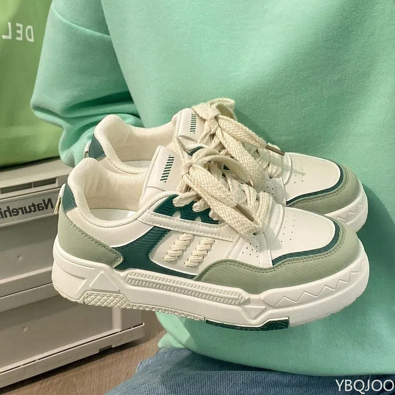 Cutting Board Foam - รองเท้าพื้นหนาสำหรับผู้หญิง ใส่เล่นกีฬา ฤดูใบไม้ผลิ สไตล์ลำลอง หุ้มข้อต่ำ เพิ่มความสูง