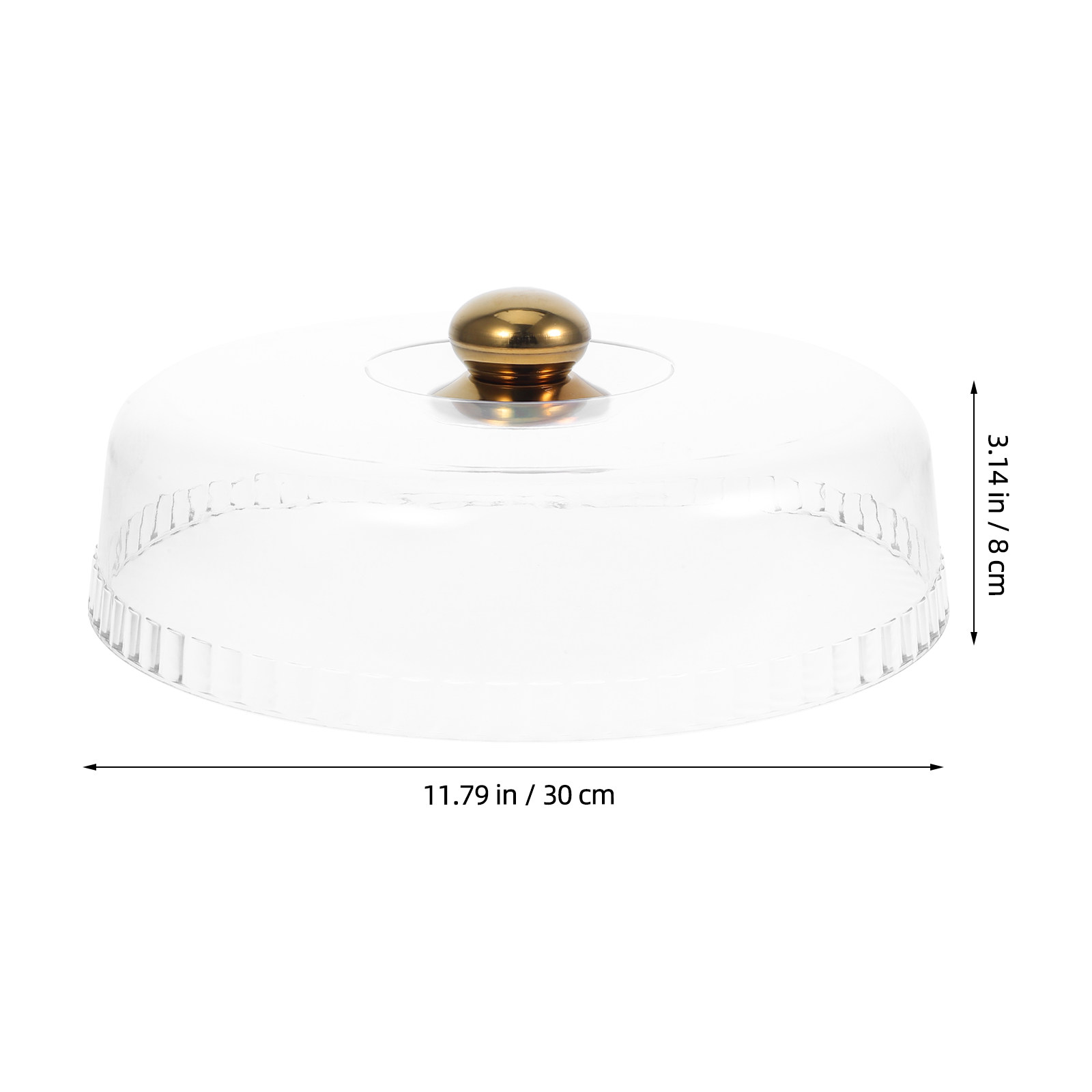 ฝาครอบเค้กอะคริลิกใสทรงกลมขนาด - Plastic Dome Clear บทวิจารณ์และราคา