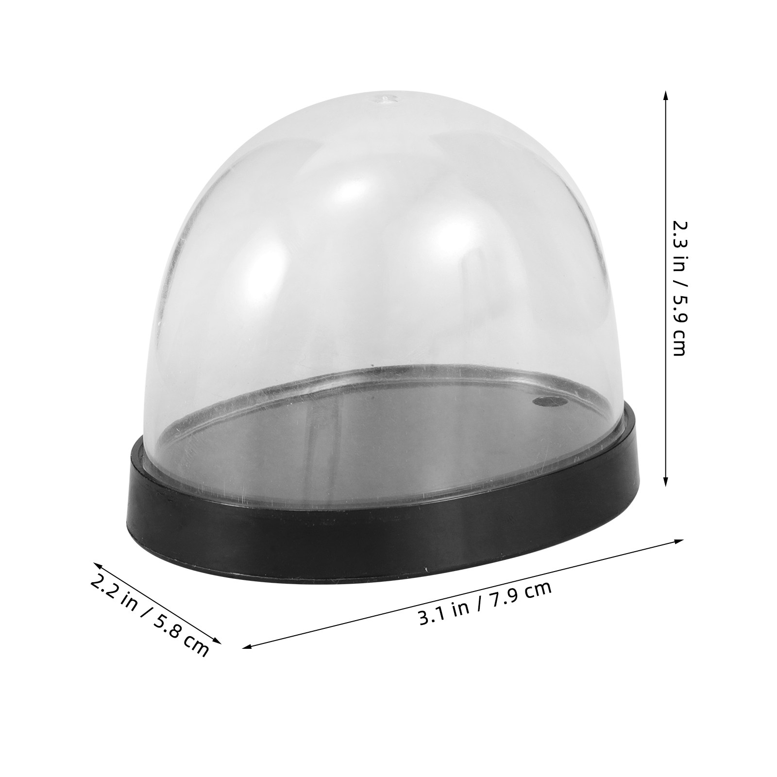 ชุดโดมแก้วใส 5 ชิ้น โดมโชว์สิน - Plastic Dome Clear บทวิจารณ์และราคา