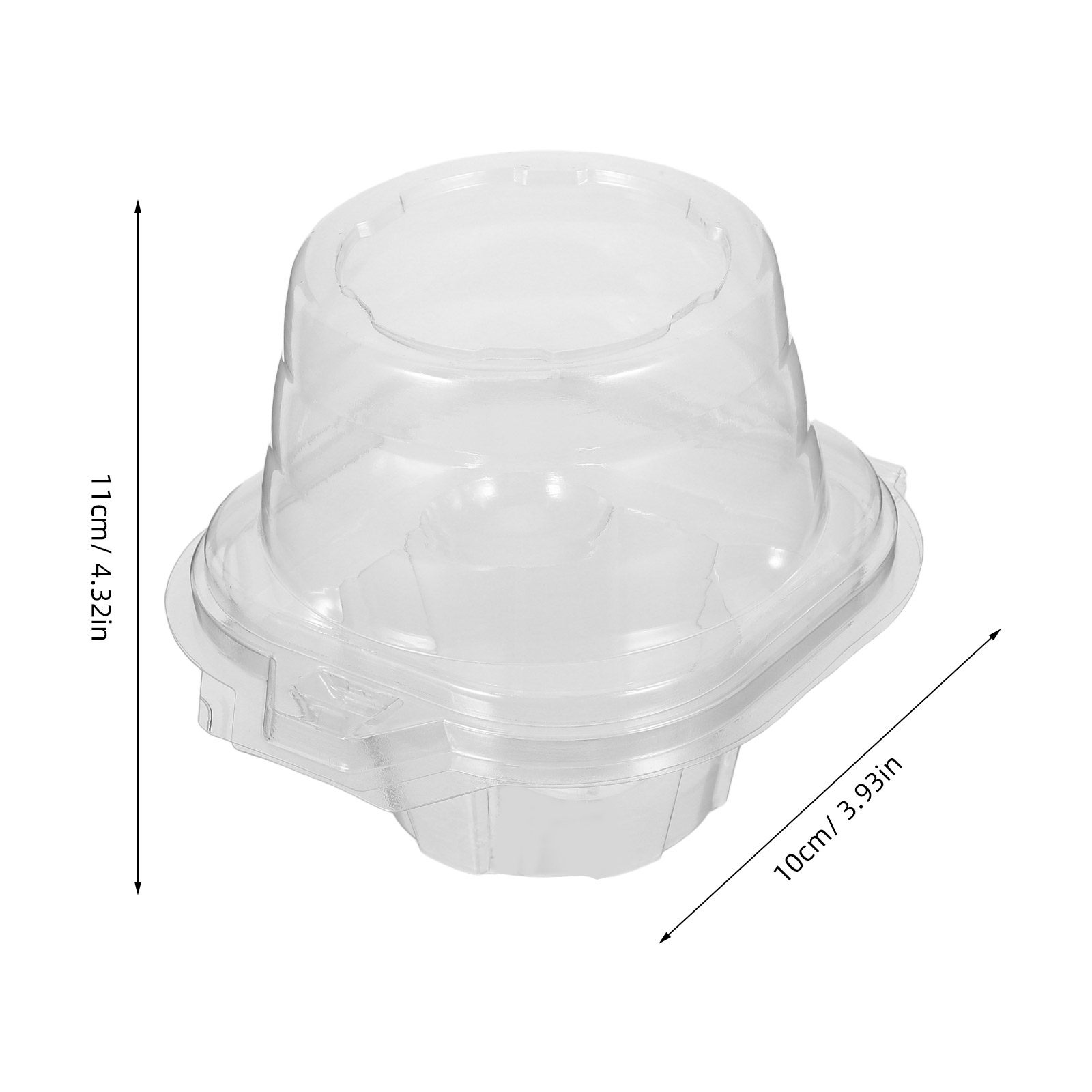 กล่องใส่คัพเค้กใส 50 ชิ้น ฝาโด - Plastic Dome Clear บทวิจารณ์และราคา